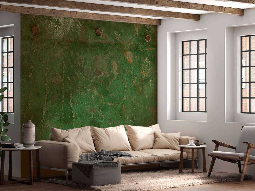 Green oxidised metal