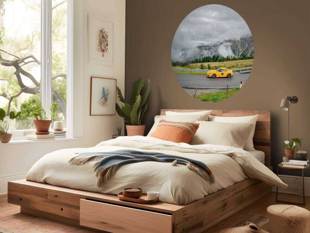 Sports cars in the Dolomites