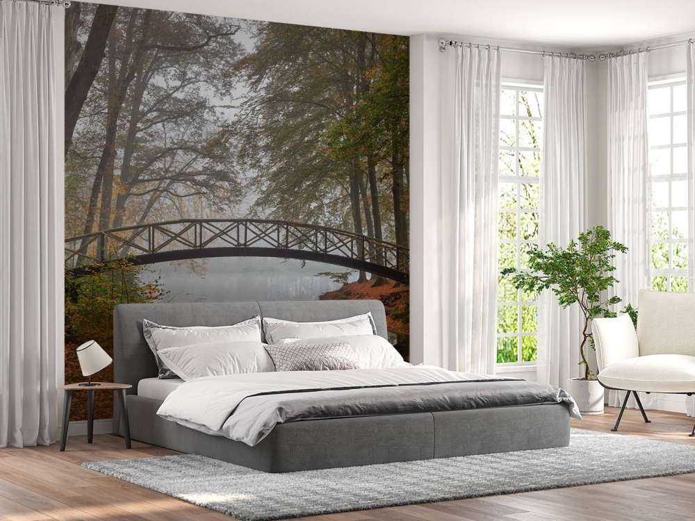 Bridge between the trees