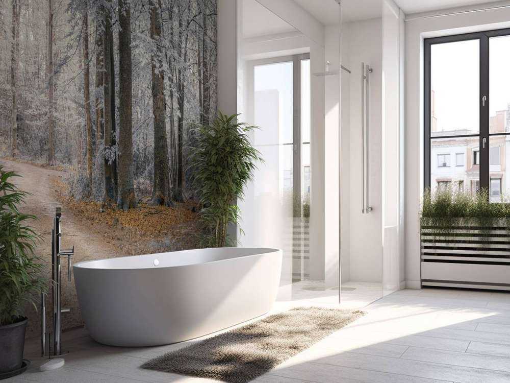 Trees with white leaves