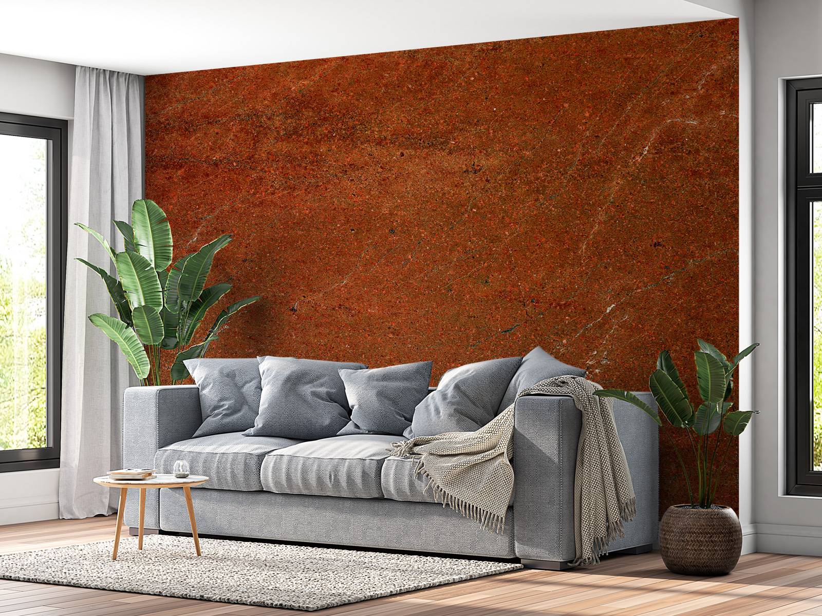 Orange marble