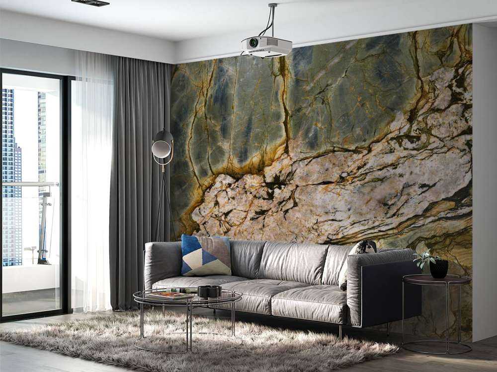 Cracked marble
