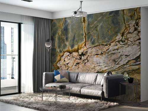 Cracked marble