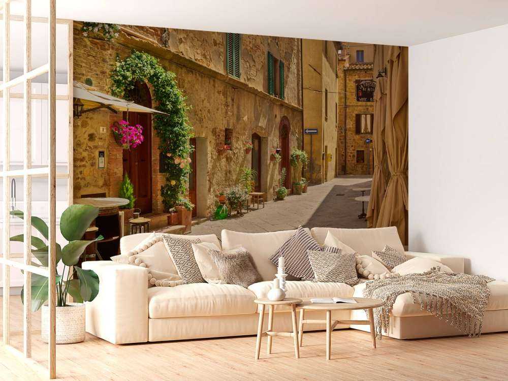 Terraces in old street