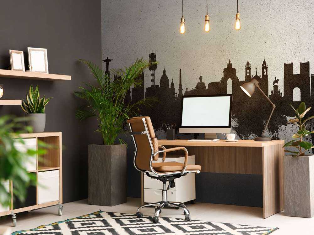 Watercolor skyline, Lisbon