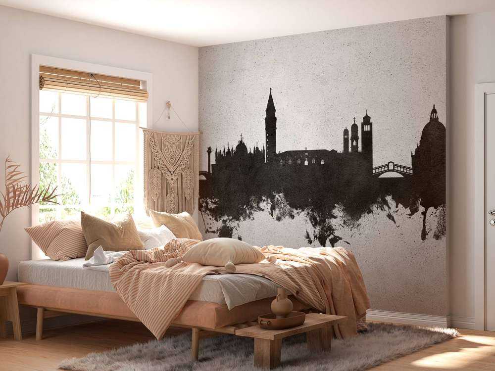 Watercolor skyline, Venice