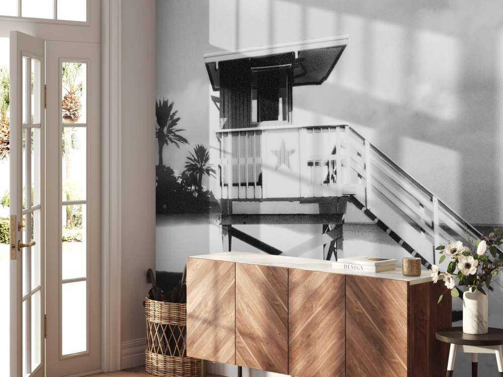 Beach Watch Black & White