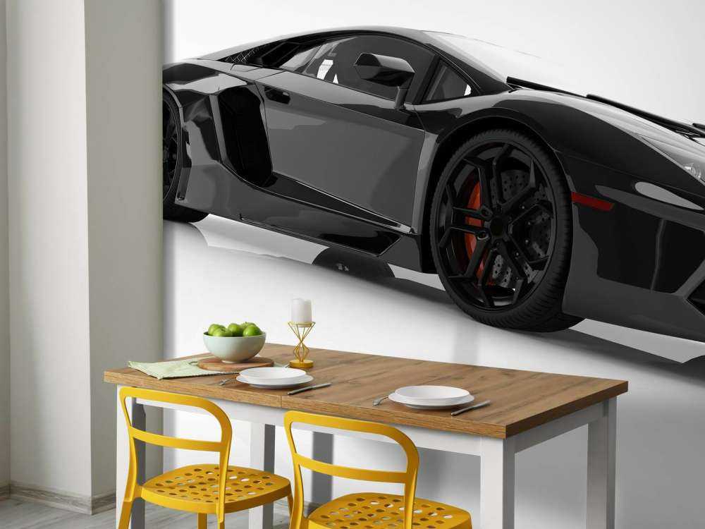 Black supercar