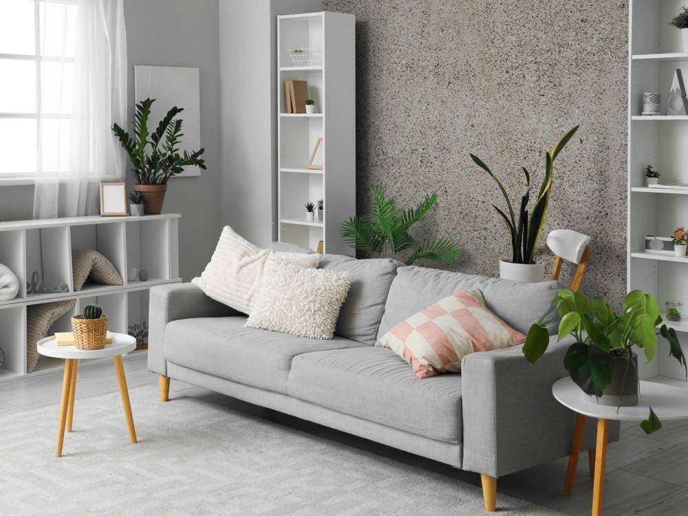 Concrete with coarse stones