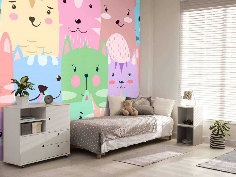 Colorful cats