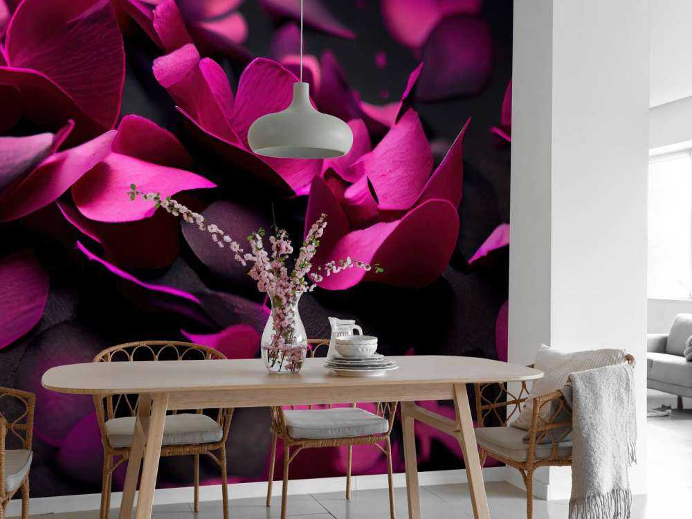 Dark pink hydrangeas