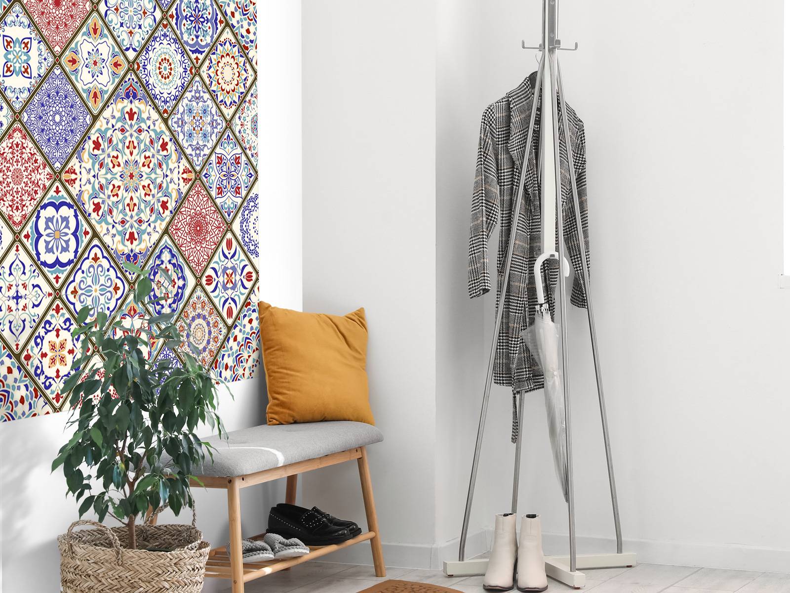 Colourful patchwork