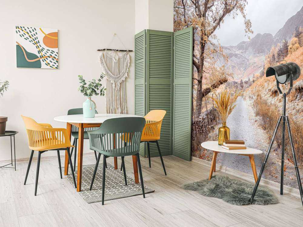 Path between the mountains