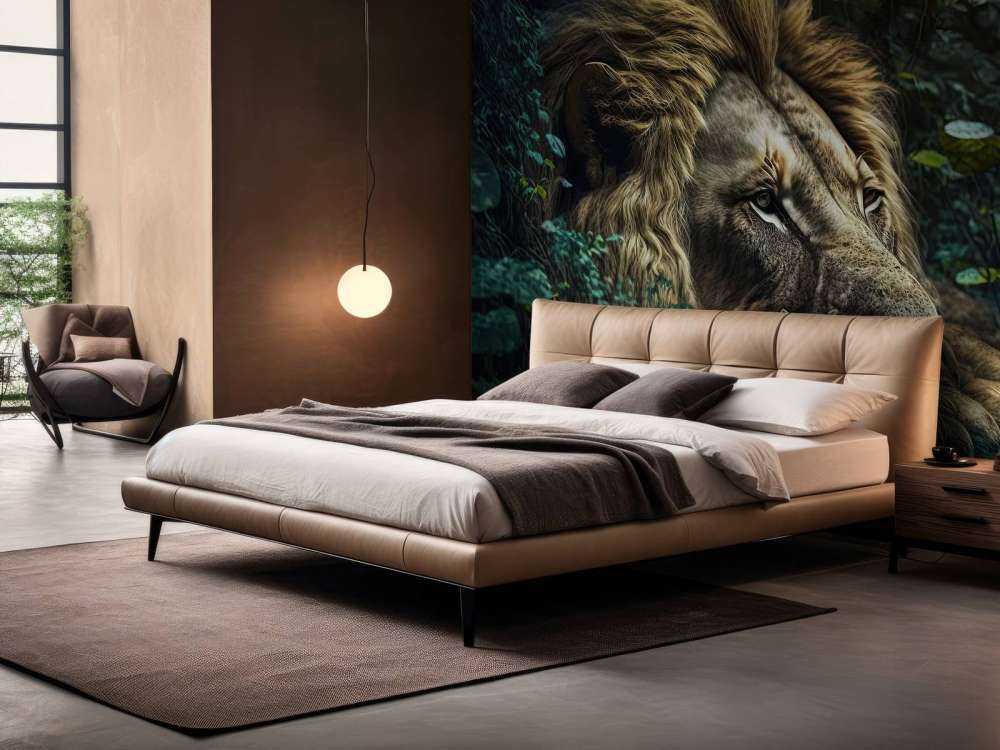 King lion in the jungle