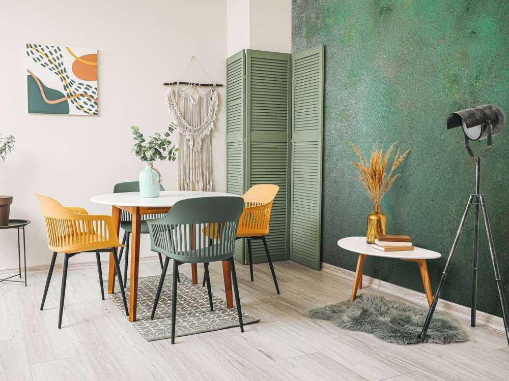 Steel with a green tone