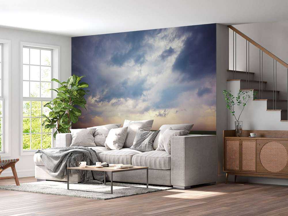 Tracks in wheat field