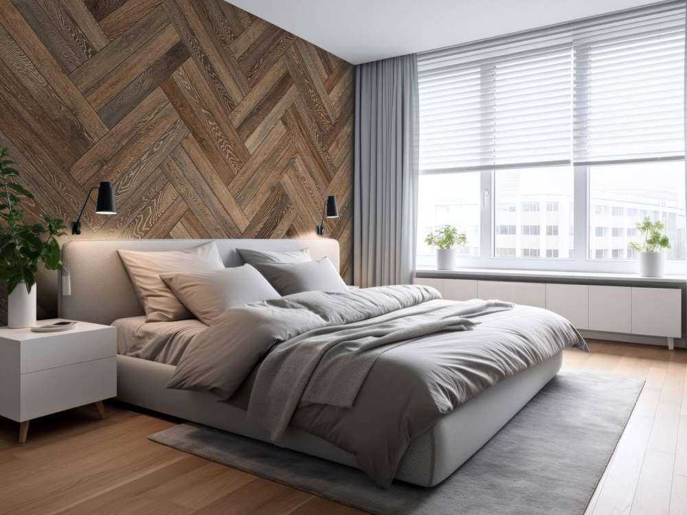 Wooden herringbone
