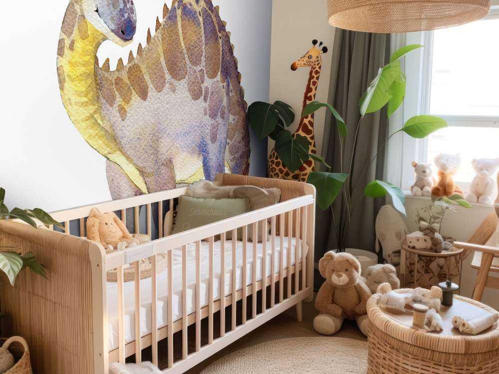 Dinosaur from watercolour