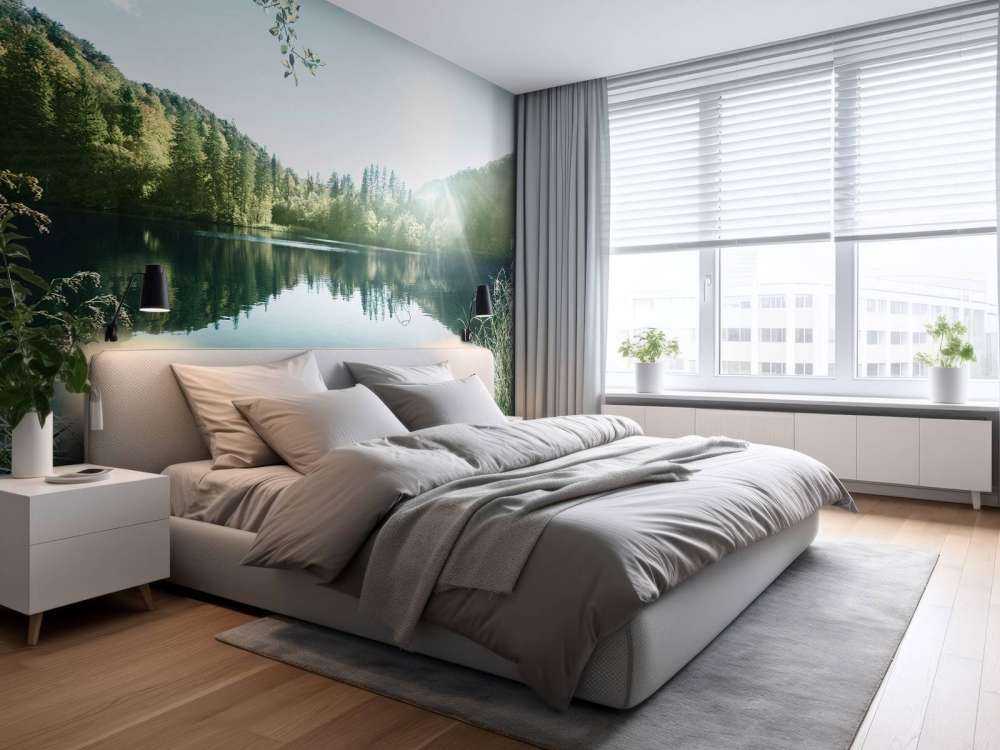 Lake in forest