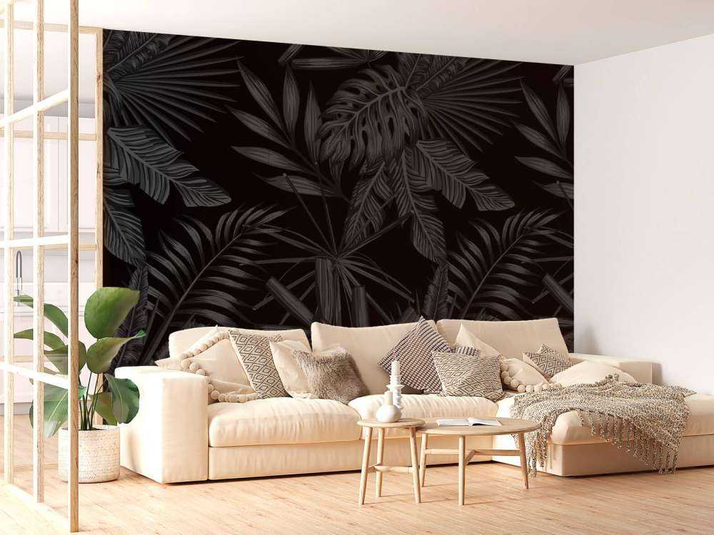 Tropical black leaves