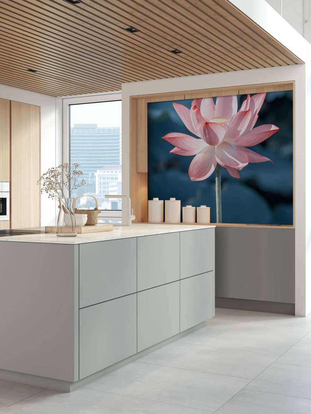 Lotus flower light pink