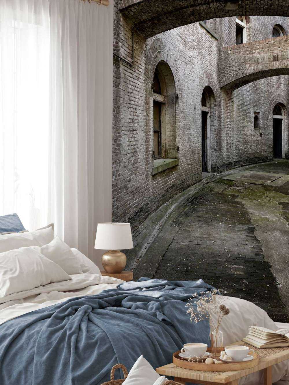 Courtyard with arches