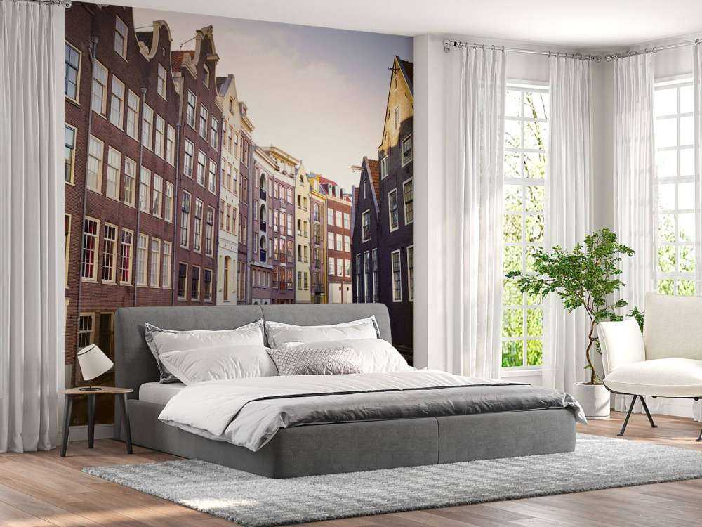 Amsterdam houses on the canal