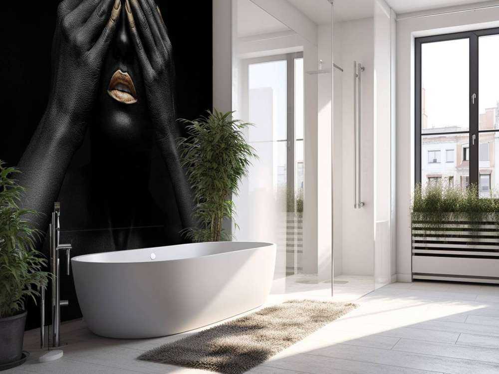 Woman with hands in front of her eyes