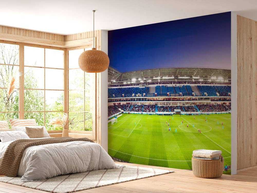 Football stadium panorama