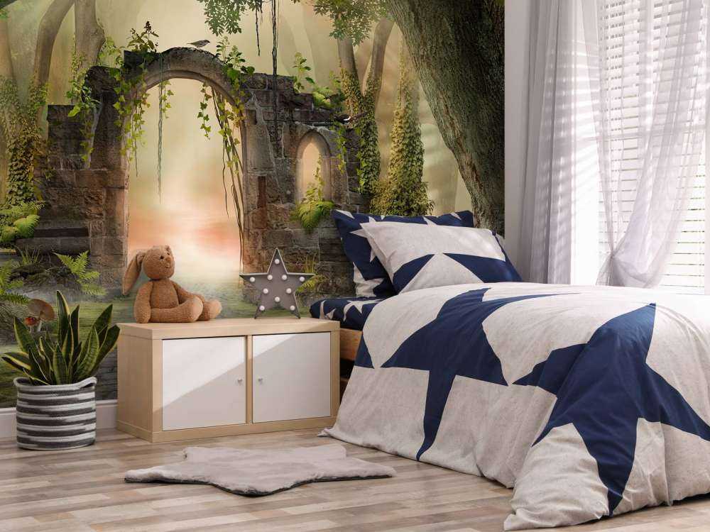 Abandoned fairytale forest