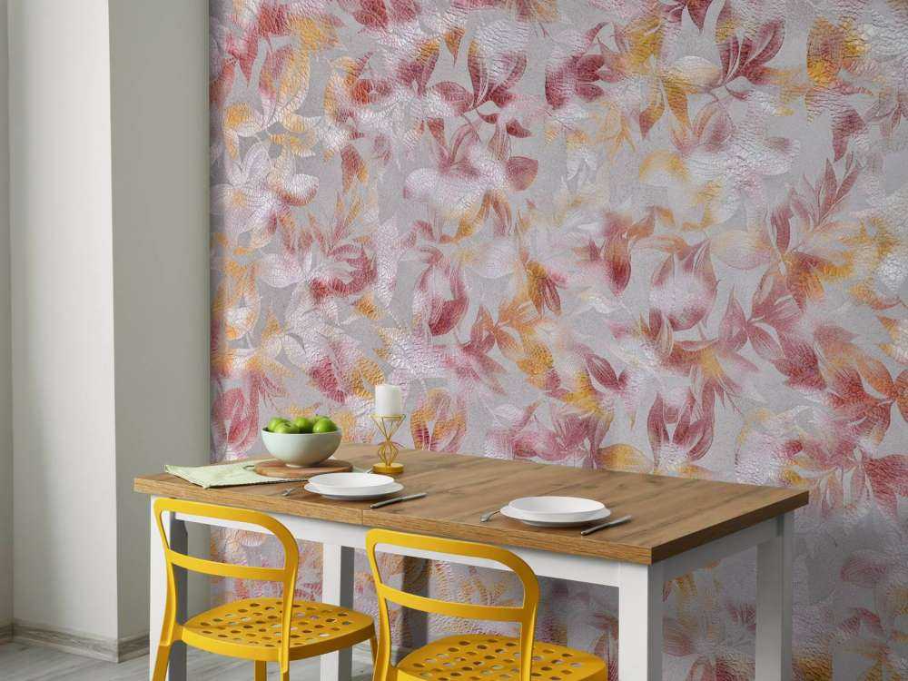 Flowers on grey background