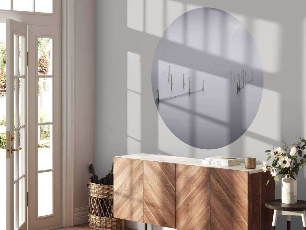 Fishing Nets with Fog and Thunderstorm