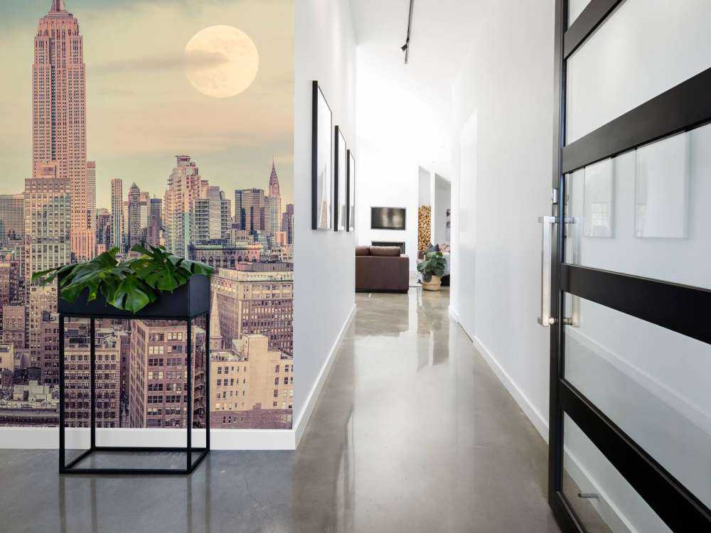 Empire State Building with Manhattan