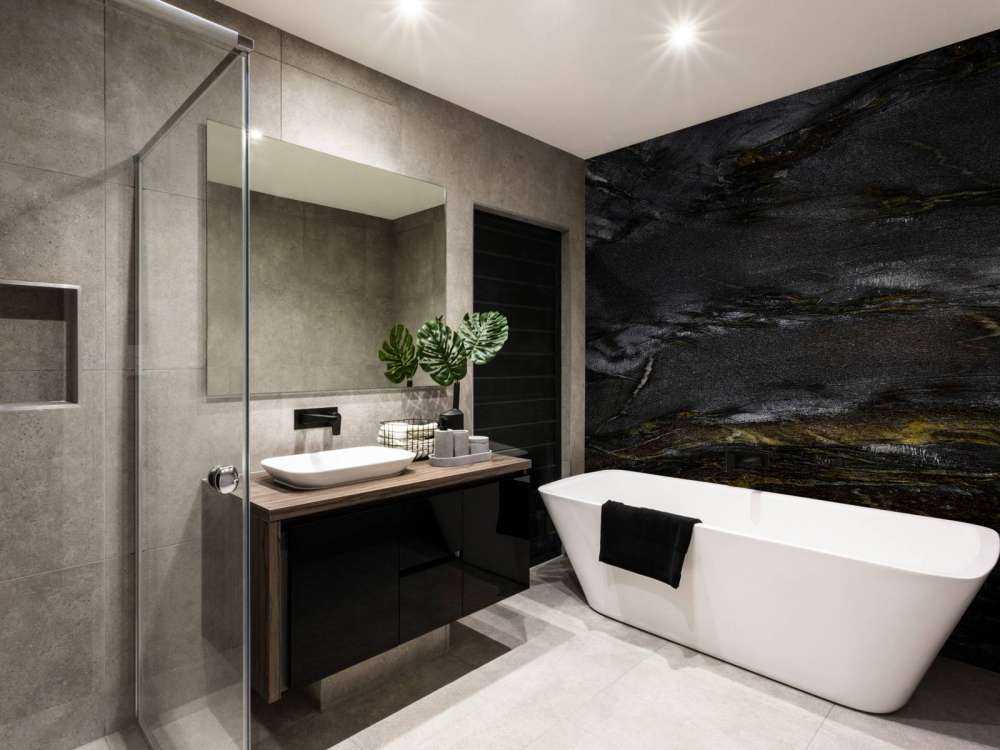 Dark marble with fine lines