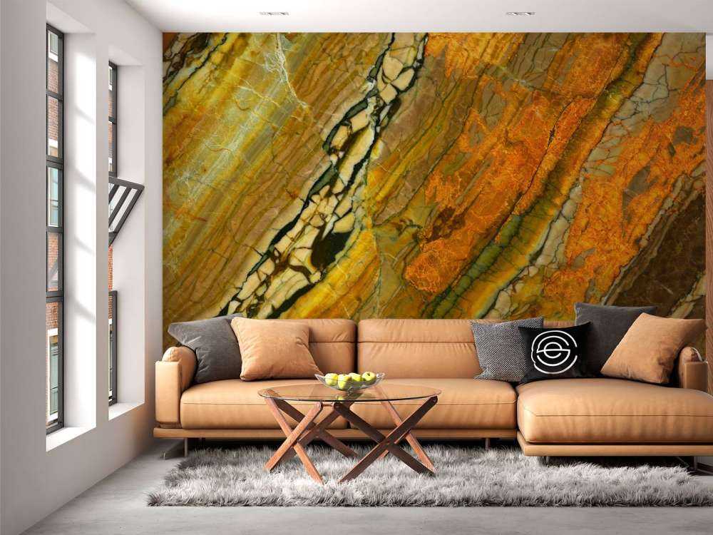 Marble with mosaic structure