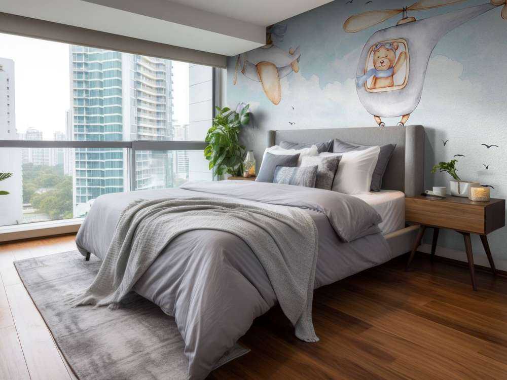 Bears in the sky blue