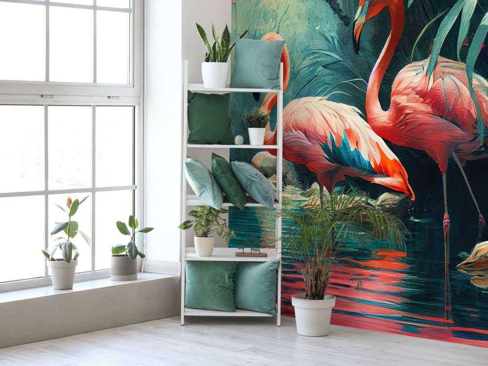 Flamingo Oasis Awakening