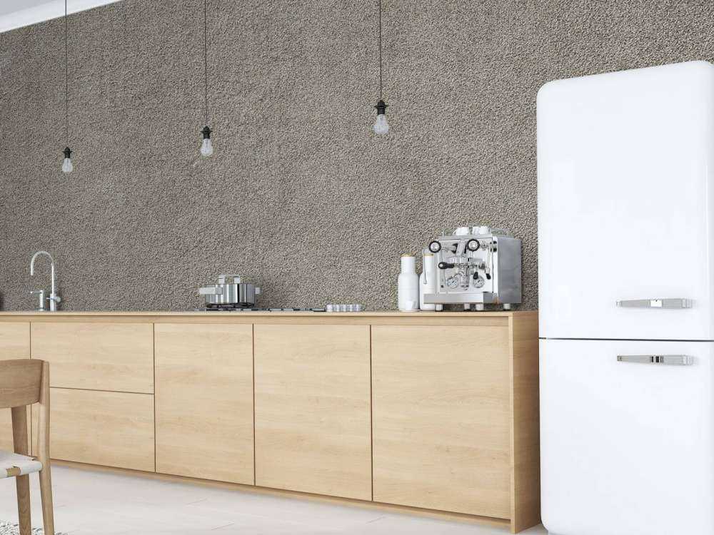 Concrete wall with fine stones