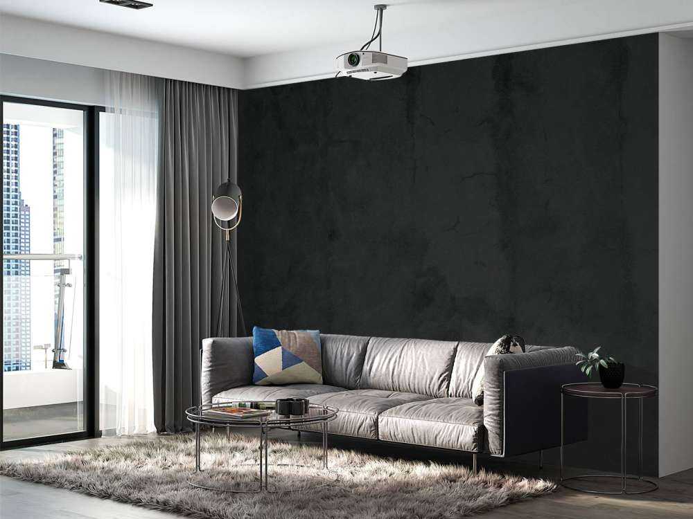 Black grey concrete