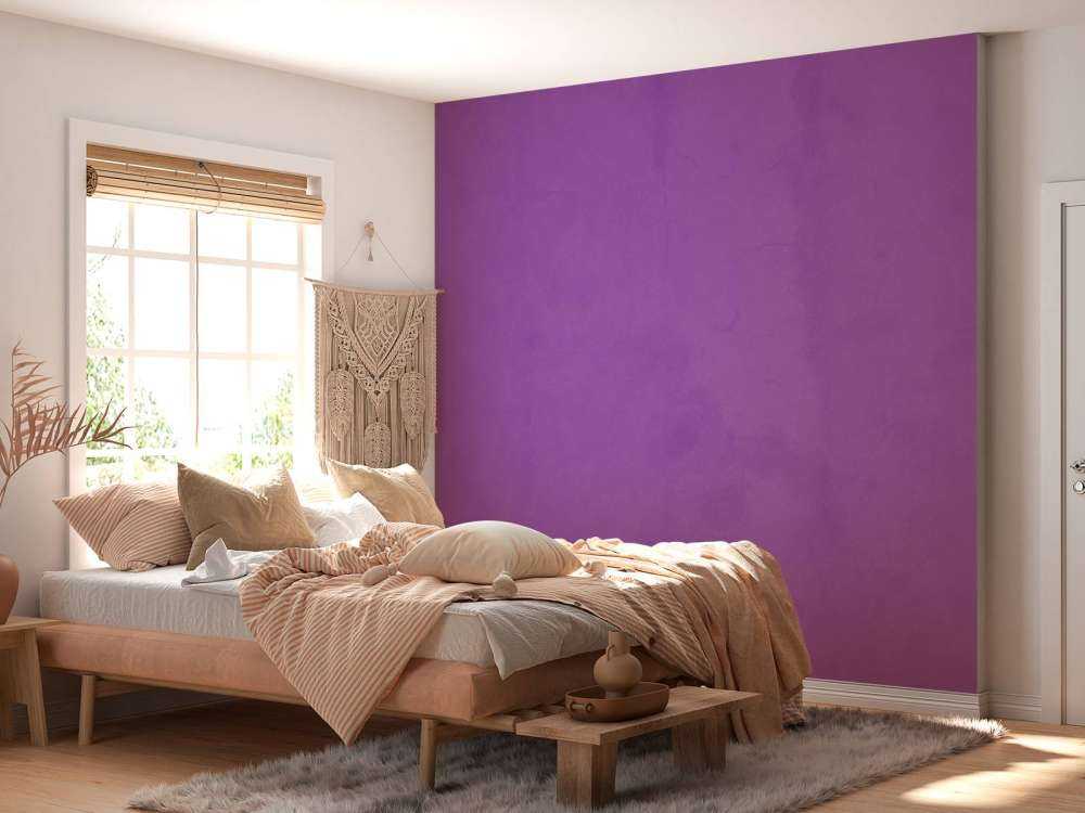 Violet purple concrete