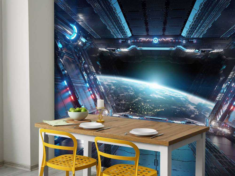 View from a spaceship