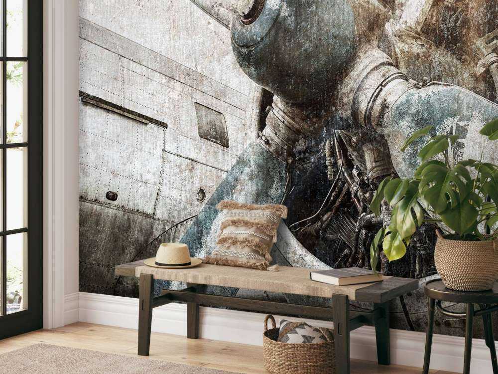 Vintage aeroplane engine