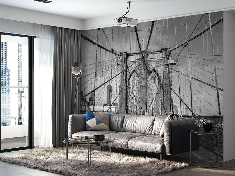 Bridge in black and white