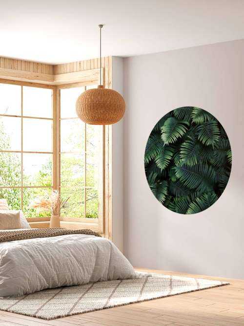 Large palm leaves