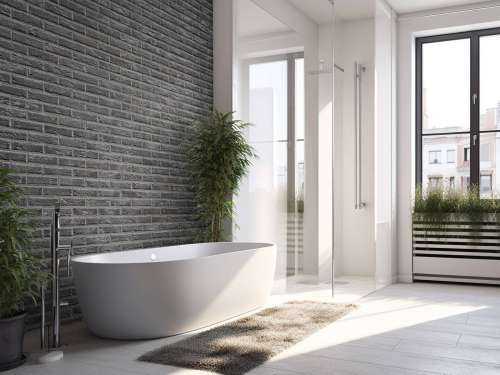 Grey bricks 