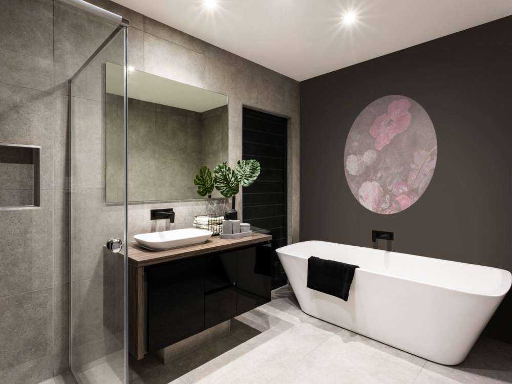 Baroque flowers still life - vintage pastel