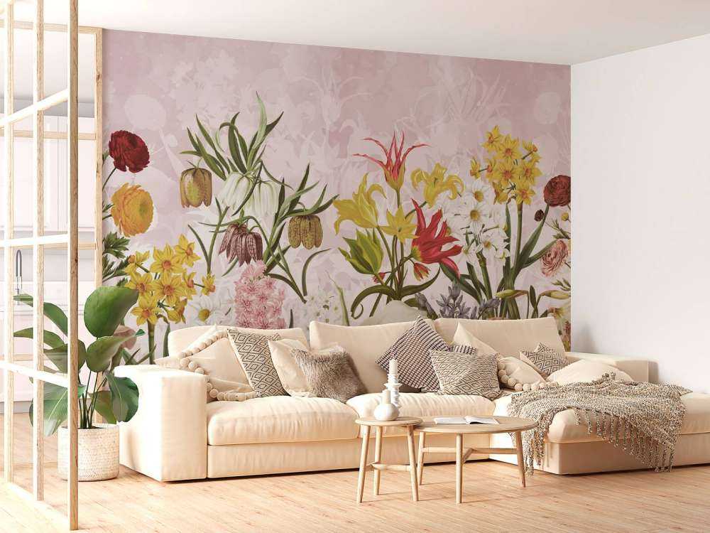 Spring Flowers - Blush Petal Pink