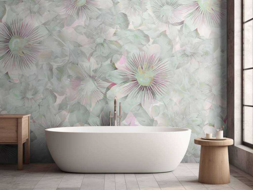 Botanical Watercolor Elegance Pastel Pink