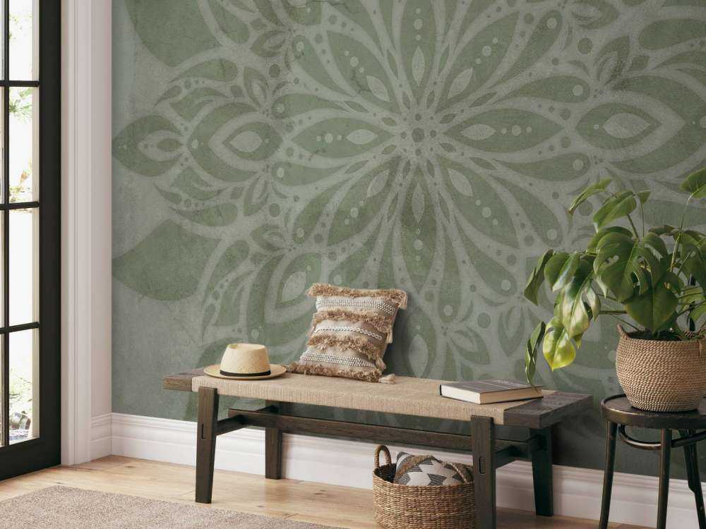 Green Vintage Mandala