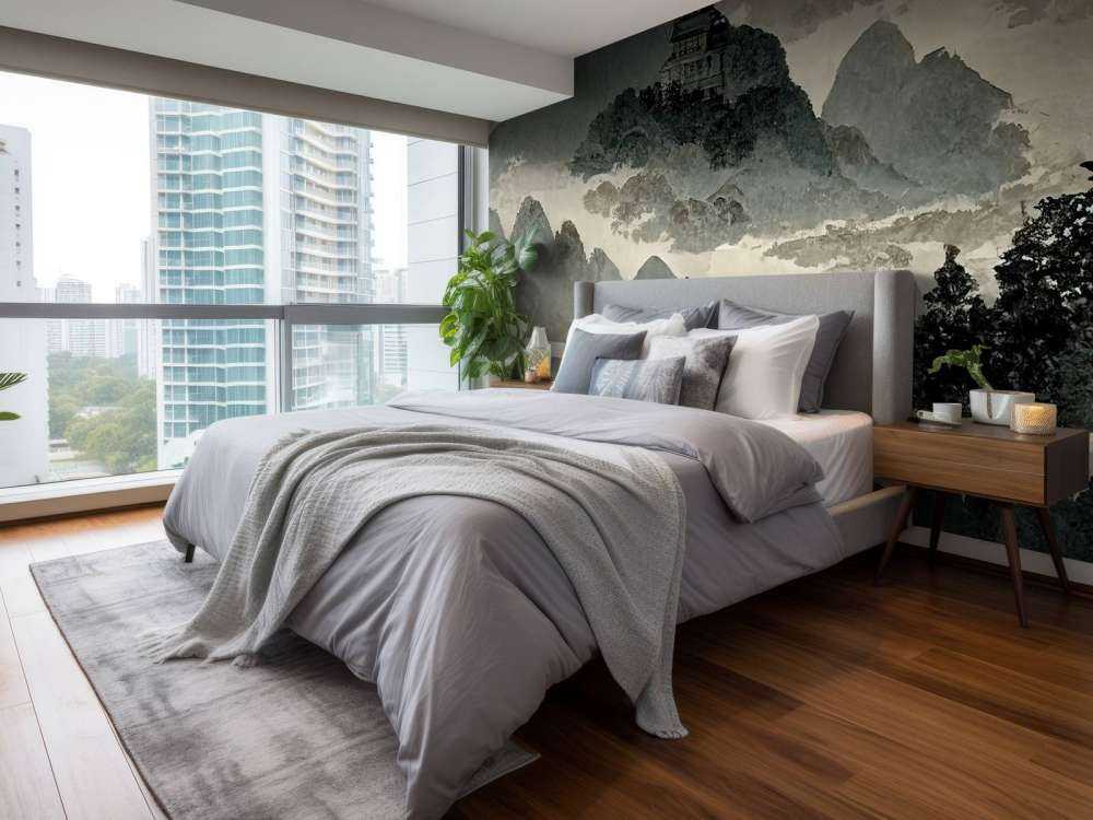 Geïllustreerde Chinese landschap